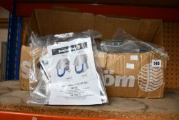 A quantity of as new Sundstrom R06-0813 heat protection heads for SR580 protective helmets (