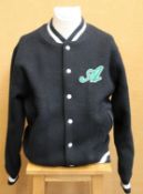 An as new Axel Arigato Signature bomber jacket in black (M).