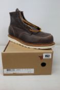A pair of as new Red Wing Shoes Classic Moc boots (UK 10.5).