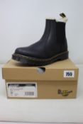A pair of as new Dr Martens Leondre fur lined Chelsea boots (UK 6).