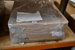 A Kongamek In-Store trolley with adjustable shelf KM4202-F.