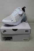 A pair of as new Nike Air Max 270 with authentication tag (UK 8.5).