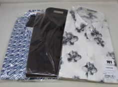Three assorted as new Ted baker shirts (All size 3?).