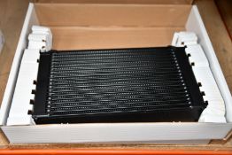 Two boxed as new Setrab pro line high performance racing oil coolers 19 row 235mm matrix with 3/4
