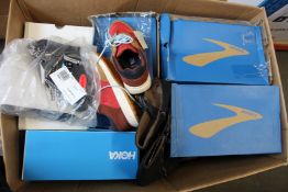 A quantity of assorted as new footwear to include Blundstone, Geox, Toms, Asics, Panama Jack, Fly