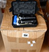 A quantity Helius Zeta XO LED flashlights (Approximately 28 items).