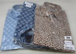 Three assorted as new Ted baker shirts (All size 3?).
