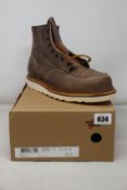 A pair of as new Red Wing Shoes Classic Moc boots (UK 9.5).