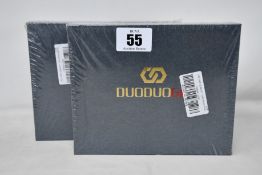 Five DuoDuoGo J3 (Gradual Blue) mobile phones.