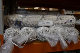 Ten as new Liv Interior organic cotton shaggy rugs, morocco (60cm x 90cm).