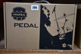 A boxed as new Mapex Storm 400 Series P400TW double pedal.
