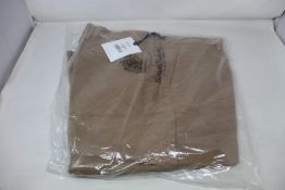 A pair of as new Bernard Weatherill of Saville Row London moleskin trousers in stone (Size 38 -