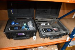 Three pre-owned Aquaread portable water quality meters (items may be incomplete).