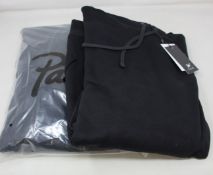 Two as new Patta Basic Summer hooded sweatshirts (L).
