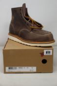 A pair of as new Red Wing Shoes Classic Moc boots (UK 9).