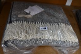 An as new Mourne Textiles Tweed Emphasize blanket.