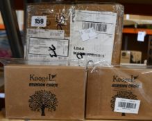 Twenty six Koogel revision cards lined flash cards.