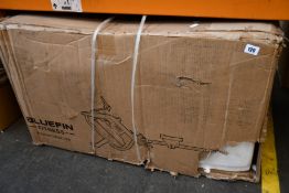 A Bluefin Blade Aqua M-1 rowing machine.