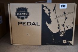 A boxed as new Mapex Storm 400 Series P400TW double pedal.