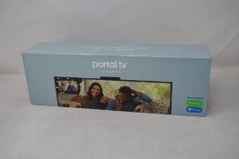 A boxed as new Portal tv from Facebook (Model No. LW94NS).