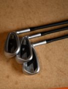 Three Ping G400 irons to include 7, 8 and W (All right-handed).