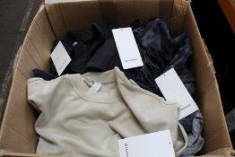 A quantity of assorted as new LuluLemon fitness wear (Approximately 25 items - Please not items have
