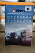 A boxed as new Vident iAuto702PRO multi application service tool.