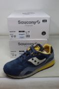 Two pairs of as new Saucony Shadow 6000 sneakers (UK 9).