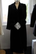 An as new J peterman long Velvet jacket (Size 12).