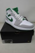 A pair of as new Nike Air Jordan 1 Mid SE (UK 11.5).