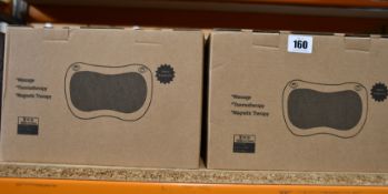 Nine boxed as new Immex Massage, Thermotherapy, Magnetic Therapy pillows.