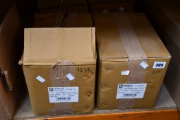 Four boxes of Crompton light tee 12