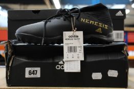 Five pairs of as new Adidas Nemeziz 19.3 TF (UK 8).