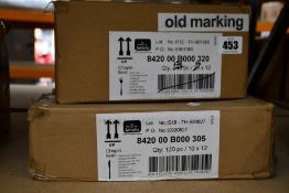 A large quantity of as new Amefa Cutlery to include: ten packs of twelve traditional table knives