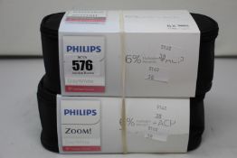Two Philips Zoom DayWhite - Take-home whitening Kits 6% Hydrogen Peroxide (6x 2.4ml each).