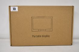 Four boxed as new Koolertron portable display 13.3 monitors.