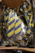A large quantity of clip-on ties (One design, approximately 195).