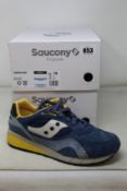Two pairs of as new Saucony Shadow 6000 sneakers (UK 9).