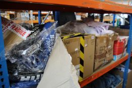 A quantity of as new clothing and related items.