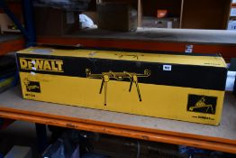 A DeWalt DE7033 mitre saw leg stand.