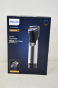 A boxed as new Philips 9000 prestige beard trimmer (BT9810/13).