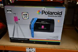 A boxed as new Polaroid Smart 250S 3D Printer (Filament , PSU, Manuals included) (Box sealed).