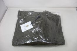 A pair of as new Bernard Weatherill of Saville Row London corduroy trousers in dark green (Size