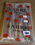 Five as new Sabre Paris, Panda Bamboo two-piece salad serving sets.