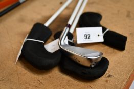 Three Ping G Le2 Ladies' Irons (Left Hand, 6, 7 and 8).