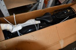 A Shengmilo MX02s electric mountain bike in blue (Item not assembled, viewing advised).