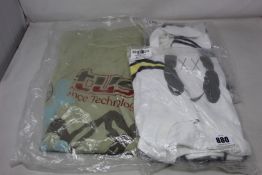 Three as new Cactus Jack T-shirts, one with authentication tag (2 x M, 1 x L).