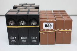 Twenty Benefit Hello Happy Air Stick foundations (No 11 - 8.5g) and thirteen as new Kat Von D Lock