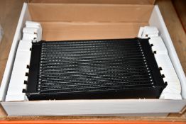 Three boxed as new Setrab pro line high performance racing oil coolers 19 row 235mm matrix with 3/