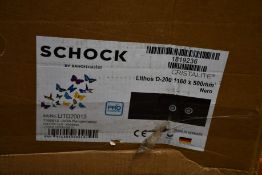 A Schock Lithos D-200 kitchen sink in black (1160 x 500mm).